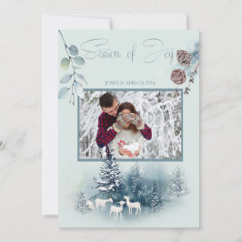 Ihr Foto Aquarellwaldziegen Einladung