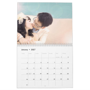 Ihr Foto auf jedem Seitenkalender Kalender
