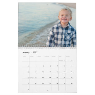 Ihr Foto auf jedem Seitenkalender Kalender