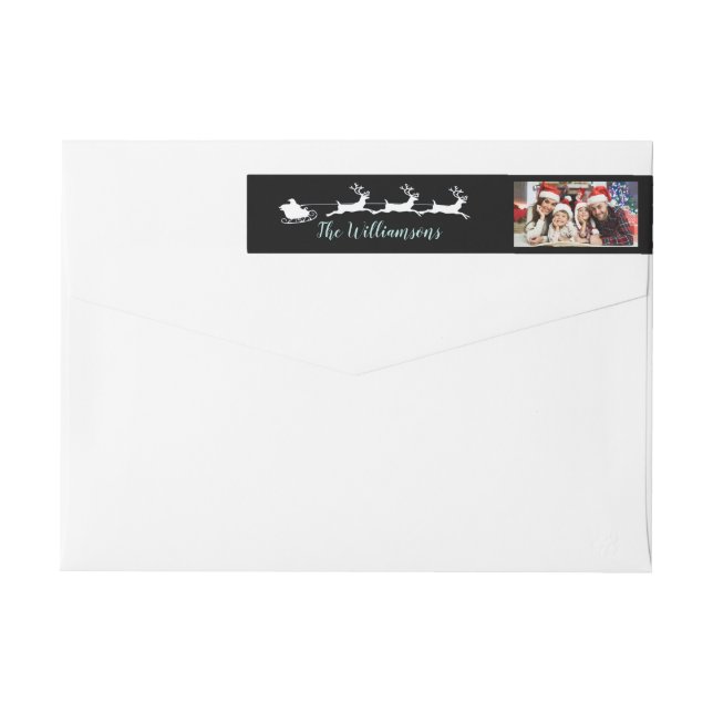 Ihr Foto auf schwarzer (Rückseite)