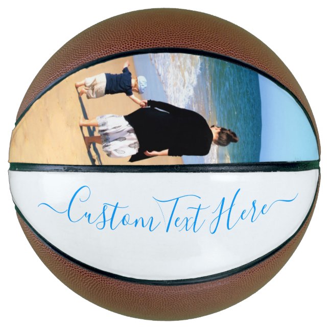 Ihr Foto-Basketball mit einem benutzerdefinierten  Basketball (Vorderseite)