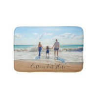 Ihr Foto Bath Mat mit benutzerdefiniertem Text