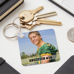 Ihr Foto Benutzerdefinierter Fußball oder Ihre Spo Schlüsselanhänger
