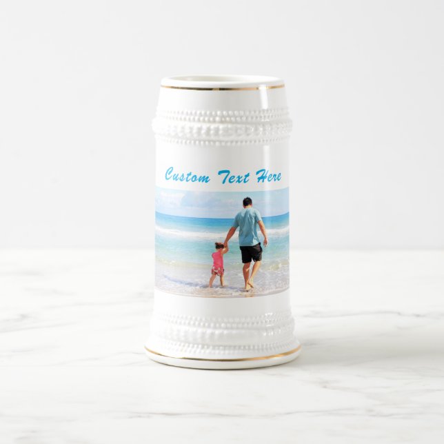 Ihr Foto Bierstein-Geschenk mit benutzerdefinierte Bierglas (Mittel)