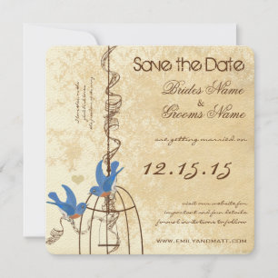 Ihr Foto Bluebirds Bauernhof Birdcage Save The Date