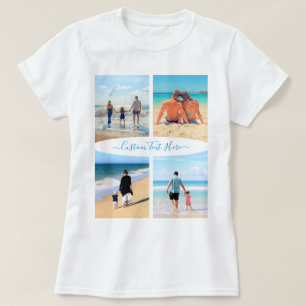 Ihr Foto Collage T - Shirt Geschenk mit benutzerde