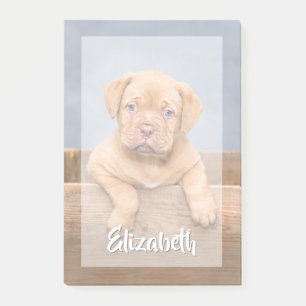 Ihr Foto Einfache Überblendung eines modernen weiß Post-it Klebezettel