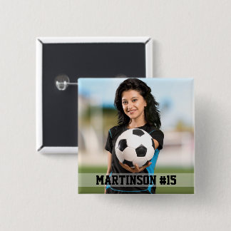 Ihr Foto für Ihren eigenen Fußball oder Ihren Spor Button