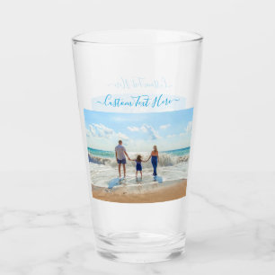 Ihr Foto-Glasgeschenk mit benutzerdefiniertem Text Glas