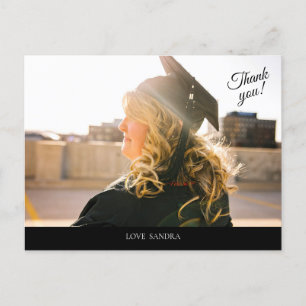 Ihr Foto Graduate Vielen Dank Postcard Postkarte