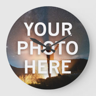Ihr Foto hier Große Wanduhr