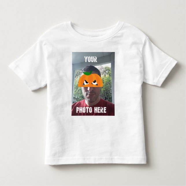 Ihr Foto hier Halloween Maskenkostüm T - Shirt (Vorderseite)