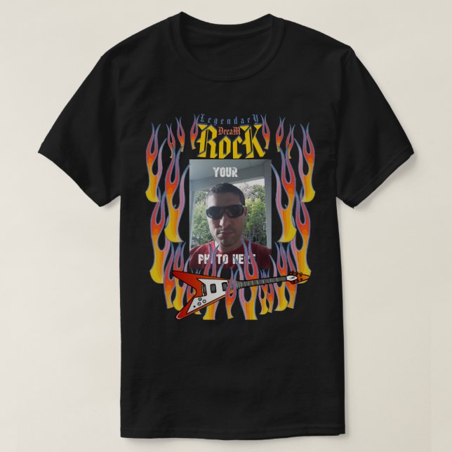 IHR FOTO HIER Legendary Rock HD T-Shirt (Design vorne)