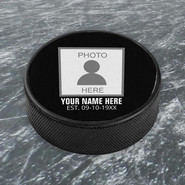 Ihr Foto hier Name und Alter Eishockey Puck (Von Creator hochgeladen)