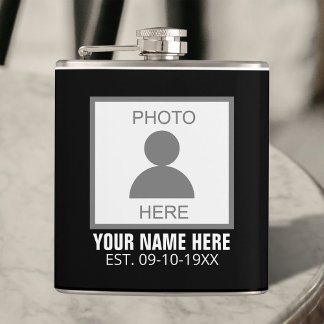 Ihr Foto hier Name und Alter Flachmann