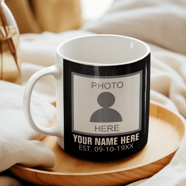 Ihr Foto hier Name und Alter Kaffeetasse (Von Creator hochgeladen)