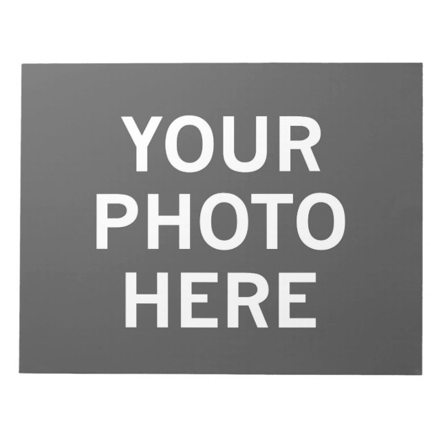 Ihr Foto hier Notizblock (Vorderseite)