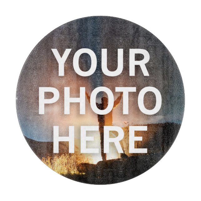 Ihr Foto hier Schneidebrett (Vorderseite)