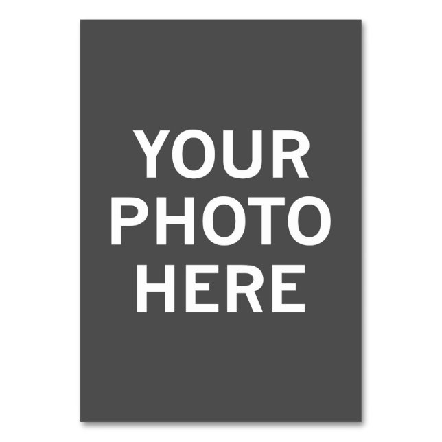 Ihr Foto hier Tischnummer (Vorderseite)