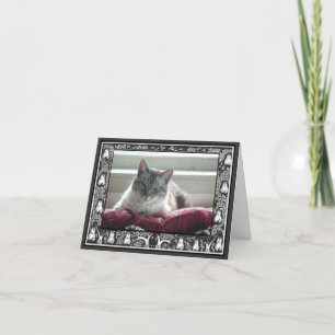 Ihr Foto Hochzeit danke Ihnen Schwarz-Weiß-Kunst