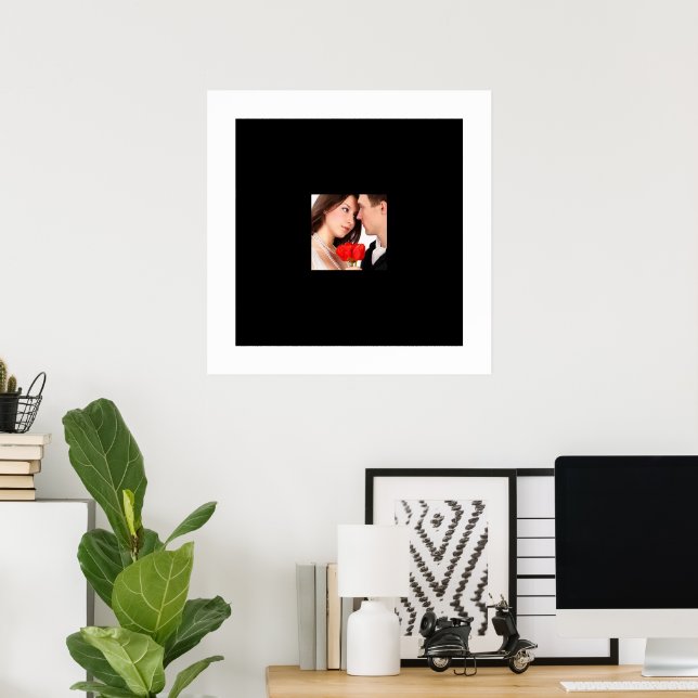 Ihr Foto Hochzeitplakat Poster (Heimbüro)