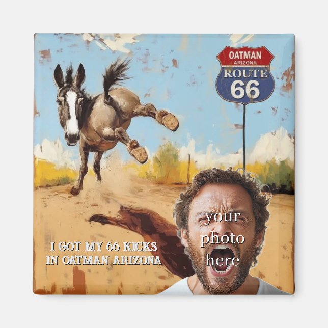 Ihr Foto, Hol deine Kicks, Haferflocken arizona, E Magnet (Vorne)