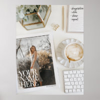 Ihr Foto im Magazin! Personalisiertes Chic Office