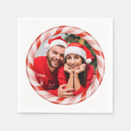 IHR Foto in einem Candy-Frame-Papierservietten Serviette