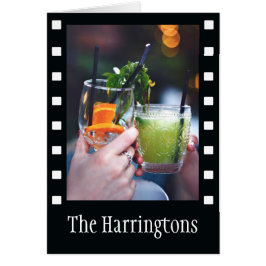 IHR FOTO in "Filmstreifen", kundenspezifische Gruß