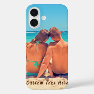 Ihr Foto iPhone-Gehäuse mit benutzerdefiniertem Te iPhone 16 Hülle