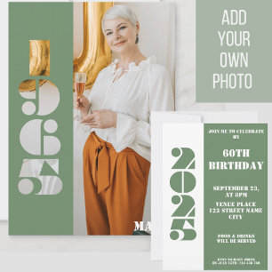 Ihr Foto Jahr 1965 60. Geburtstag Einladung