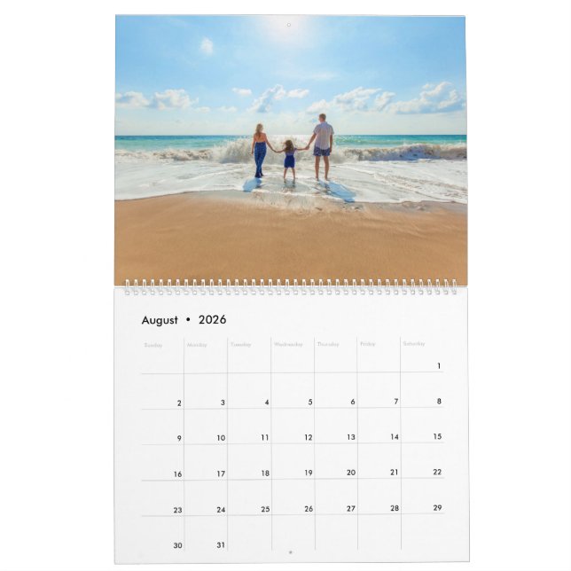 Ihr Foto Kalendergeschenk mit benutzerdefiniertem  Kalender (Aug 2026)