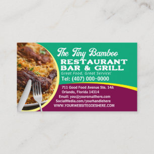 Ihr Foto Koch Cook Restaurant Catering Services Visitenkarte