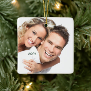 Ihr Foto Kronleuchter & Vögel auf blühender Zweigs Keramikornament