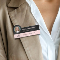 Ihr Foto Logo Titel Girl Blush Pink Black Name
