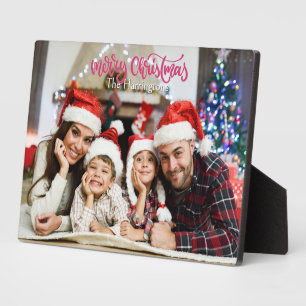 IHR Foto & Name(n) Weihnachten Fotoplatte
