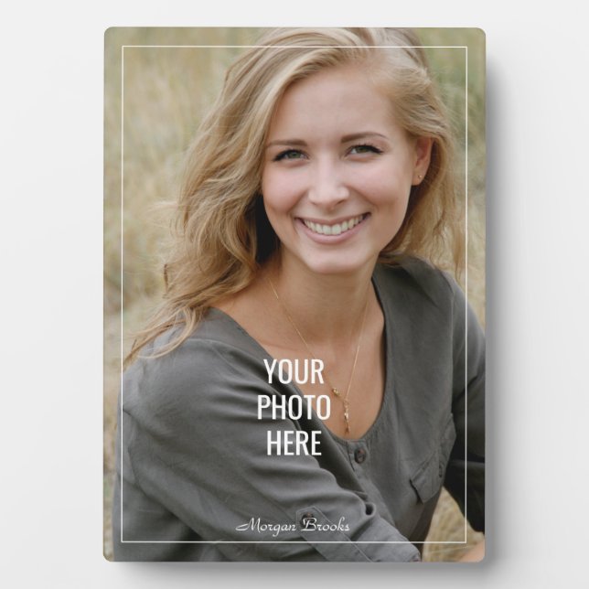 Ihr Foto oder Ihre Kunst hier, ich nenne hier den  Fotoplatte (Vorderseite)