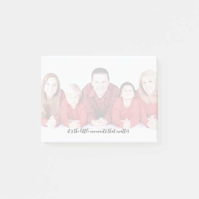 Ihr Foto Personalisiert Post-it Klebezettel (Vorderseite)