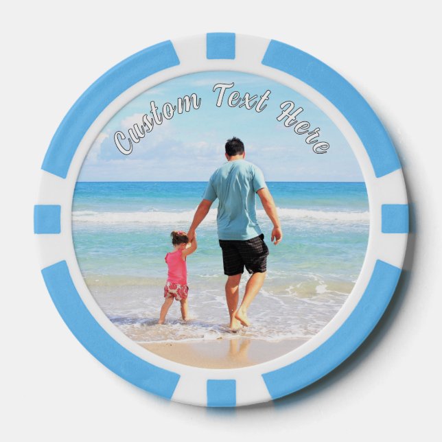 Ihr Foto Poker Chips Geschenk mit benutzerdefinier (Vorderseite)