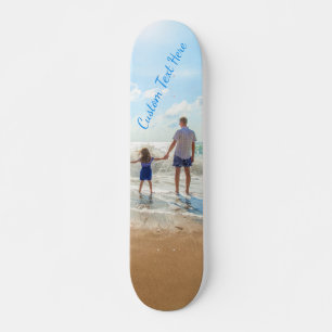 Ihr Foto-Skateboard mit benutzerdefiniertem Text Skateboard
