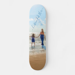 Ihr Foto-Skateboard mit benutzerdefiniertem Text Skateboard