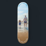 Ihr Foto-Skateboard mit benutzerdefiniertem Textna Skateboard<br><div class="desc">Benutzerdefiniertes Foto- und Textskateboard - Einzigartiges Design Personalisierte Familie / Freunde oder Persönliche Skateboards Geschenk - Foto und Text hinzufügen / Name - Vergrössern und verschieben oder entfernen und hinzufügen / Bild mit Anpassungs-Tool ! Wählen Sie Schriftart / Größe / Farbe! Viel Glück - Seien Sie glücklich :)</div>