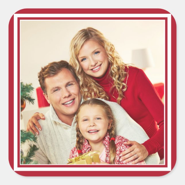 IHR FOTO Sonderaufkleber Quadratischer Aufkleber (Vorderseite)