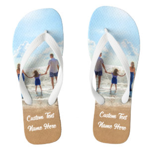Ihr Foto spiegelt Flops mit benutzerdefiniertem Te Flip Flops