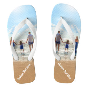 Ihr Foto spiegelt Flops mit benutzerdefiniertem Te Flip Flops