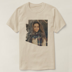 IHR FOTO Staat von Arizona Form T - Shirt