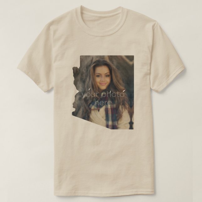 IHR FOTO Staat von Arizona Form T - Shirt (Design vorne)