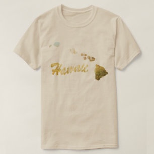 IHR FOTO Staat von Hawaii Form T - Shirt