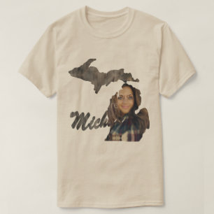 IHR FOTO Staat von Michigan Form T - Shirt