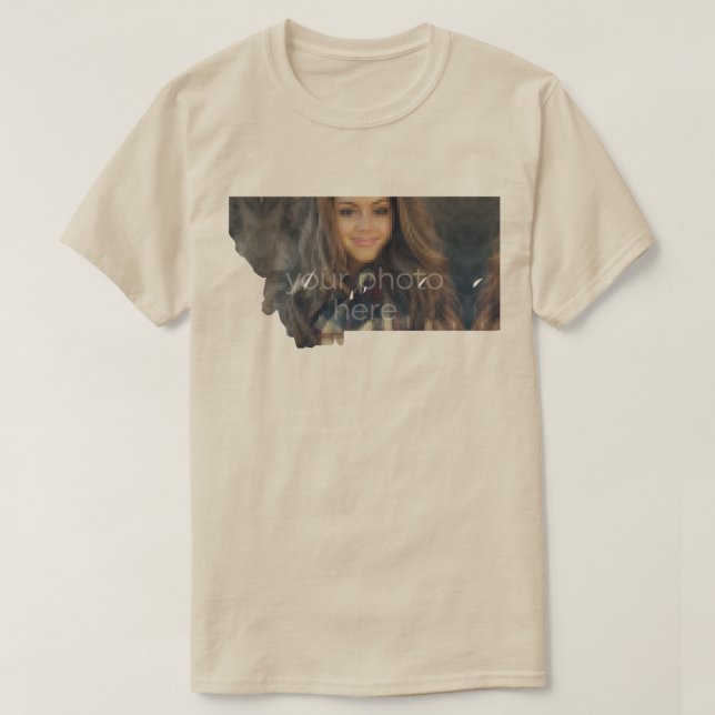 IHR FOTO Staat von Montana Form T - Shirt (Design vorne)